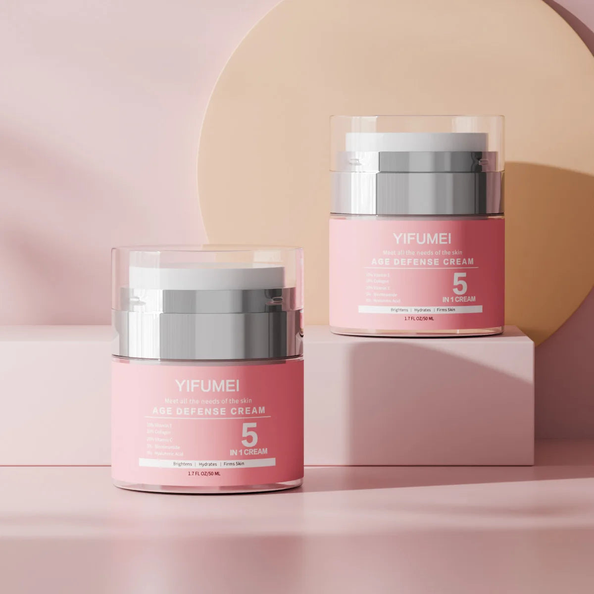 Glow Vibe ~ Crème Visage Hydratante 5 en 1 à la Nicotinamide